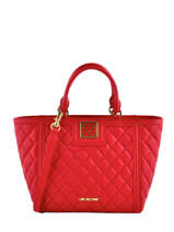 Handtas Super Quilted Love moschino Rood super quilted JC4008PP