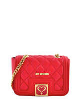 Sac Bandoulire Super Quilted Love moschino Rouge super quilted JC4013PP