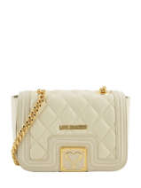 Cross Body Tas Super Quilted Love moschino Wit super quilted JC4013PP