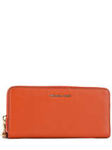 Tout-en-un Cuir Michael kors Orange money pieces F6GM9E9L