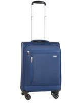 Valise Cabine Souple Jump Bleu crossline soft COL20