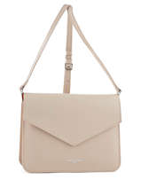 Sac Bandoulire Pur Smooth Cuir Lancaster Beige pur smooth 423-17