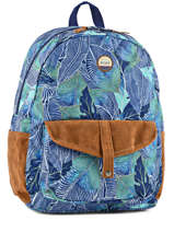 Sac  Dos 1 Compartiment Roxy Bleu backpack RJBP3399