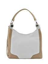 Besace Caviar Cuir Milano Blanc caviar CA1605P