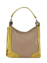 Schoudertas Caviar Leder Milano Beige caviar CA1605P