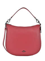 Besace Chelsea Hobo 32 Cuir Coach Rouge casual R1537