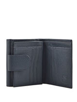 Porte-monnaie Caviar Cuir Crinkles Bleu caviar 14068-vue-porte