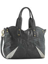 Shoppingtas Jace Leder Pieces Zwart jace 17079816