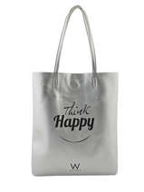 Shoppingtas Flat Bag Woomen Zilver flat bag WFB001M