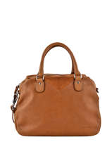Sac Polochon Heleen Cuir Nat et nin Marron vintage HELEEN