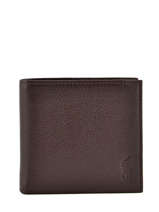 Kaarthouder Leder Polo ralph lauren Bruin wallet A79AW902