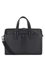 Porte-documents Tommy hilfiger Noir solid story AM02172