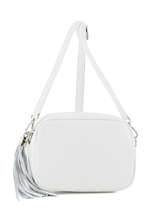 Cross Body Tas Caviar Leder Milano Wit caviar CA160613