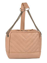 Cross Body Tas Vintage Leder Nat et nin Beige vintage RIO