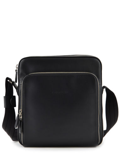 Longchamp Baxi cuir Besace Noir