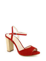 Sandales Avec Bride Unisa Rouge escarpins WATU-KS