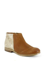 Boots En Cuir Mjus Or boots / bottines G