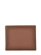 Portefeuille Cuir Cuir Crinkles Marron caviar 14124