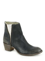 Boots Bunker Gris boots / bottines b894-d50