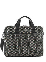 Documententas 1 Compartiment + Pc 15'' Kipling Zwart working girl 16494
