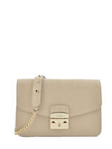 Sac Bandoulire Metropolis Cuir Furla Beige metropolis EP0-BHV7