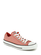Chuck Taylor All Star Ox Converse Rouge baskets mode 555855c