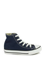 Sneakers youth chuck taylor all star classic hi navy-CONVERSE-vue-porte