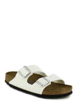 Sandales Birkenstock Blanc sandales / nu-pieds ARIZONAF