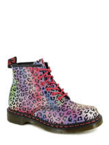101 Multi Psych Leo Softy T  Dr martens Multicolore boots / bottines 16122101