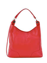 Besace Caviar Cuir Milano Rouge caviar CA1605