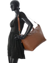 Longchamp Le foulonn Sac de voyage Marron-vue-porte
