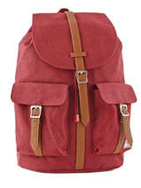 Sac  Dos 1 Compartiment + Pc 15'' Herschel Rouge classics 10233