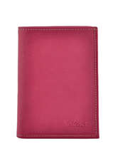 Porte-papiers Cuir Katana Rose basile 853090