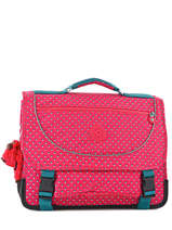 Boekentas 2 Compartimenten Kipling Roze back to school 12074