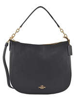 Schoudertas Chelsea Hobo 32 Leder Coach Zwart casual 58036