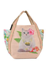 Handtas Tropical Teo jasmin Roze tropical JAS626TP