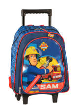 cartable sam le pompier a roulette