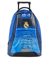 Sac  Dos  Roulettes 2 Compartiments Real madrid Bleu rmcf 173R204R