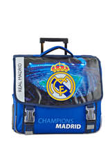 Boekentas Op Wieltjes 2 Compartimenten Real madrid Blauw rmcf 173R203R