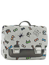 Cartable Jeune premier Gris canvas BD17