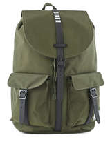 Rugzak 1 Compartiment + Pc 15'' Herschel Groen classics 10233