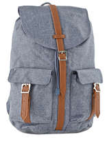 Sac  Dos 1 Compartiment + Pc 15'' Herschel Bleu classics 10233