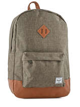 Sac  Dos Heritage 1 Compartiment + Pc 15'' Herschel Gris classics 10007