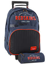 Sac  Dos  Roulettes Redskins Gris bombers REI12091