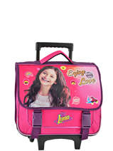 Cartable  Roulettes Soy luna Rose enjoy 18ENJO