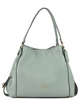 Shoppingtas Edie 31 Leder Coach Zilver edie 57125