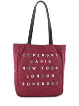 Shoppingtas A4 Women Bags Superdry Violet women bags G91001OP