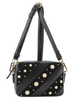 Sac Bandouliere K Iconic Pearl Cuir Karl lagerfeld Noir k iconic pearl 76KW3026