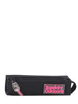 Trousse 1 Compartiment Superdry Noir accessories woomen G98001DP