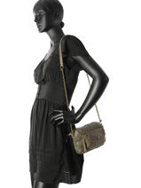 Sac Bandouliere Naina Cuir Pieces Beige naina 17063358-vue-porte